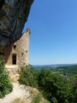 Château des Anglais avec vue sur village d'Autoire