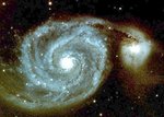 Galaxie Messier 51<br />Photo : Canada-France-Hawaii
