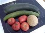 le concombre fait &quot;à peine&quot; 50cm...